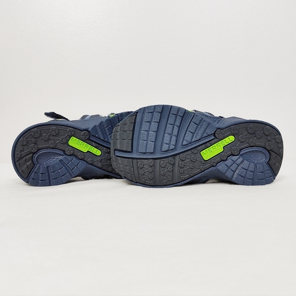 Merrell Little Kid's Size 7 Hydro Hiker Sandals Wide Boy Jr. Water Shoes Blue - Picture 8 of 9